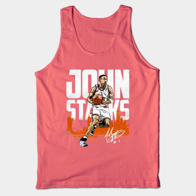 John Starks New York Skyline Drive Tank Top by Buya_Hamkac